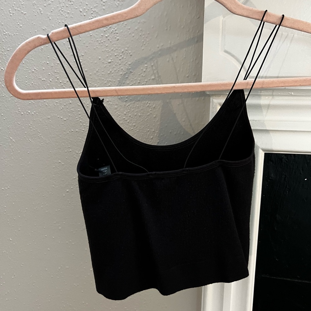 Black cropped tank from Urban Outfitters